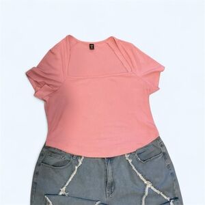 Women's Pink Top Size 4X